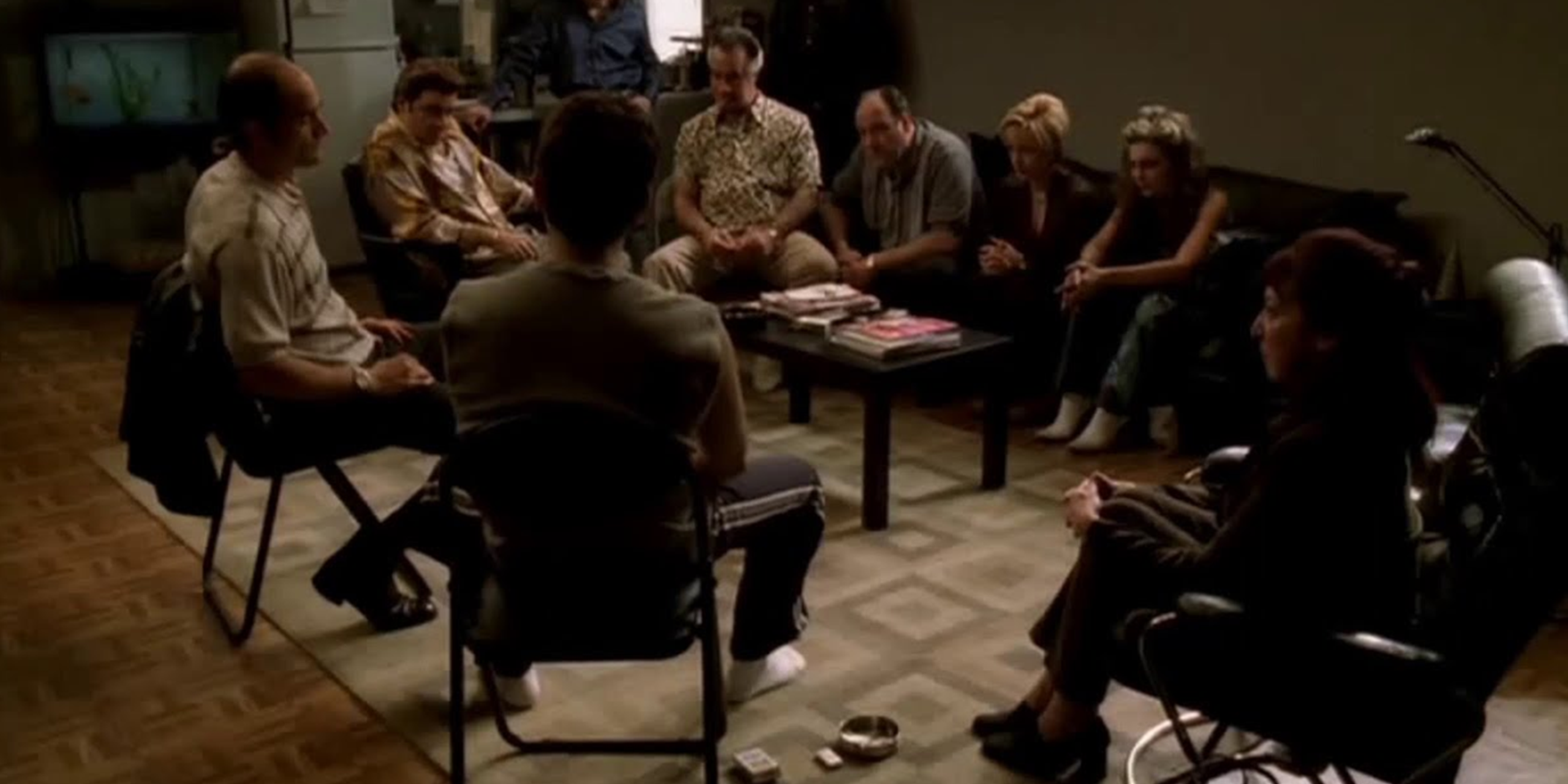 Christopher's intervention in The Sopranos