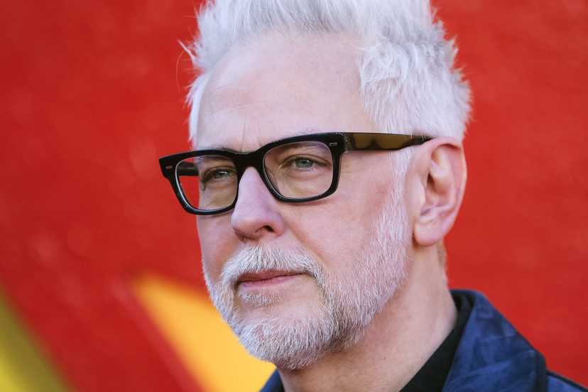 Close-up of James Gunn at UK launch event for Superman