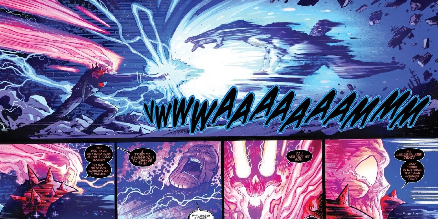 cosmic ghost rider blasts thanos 3
