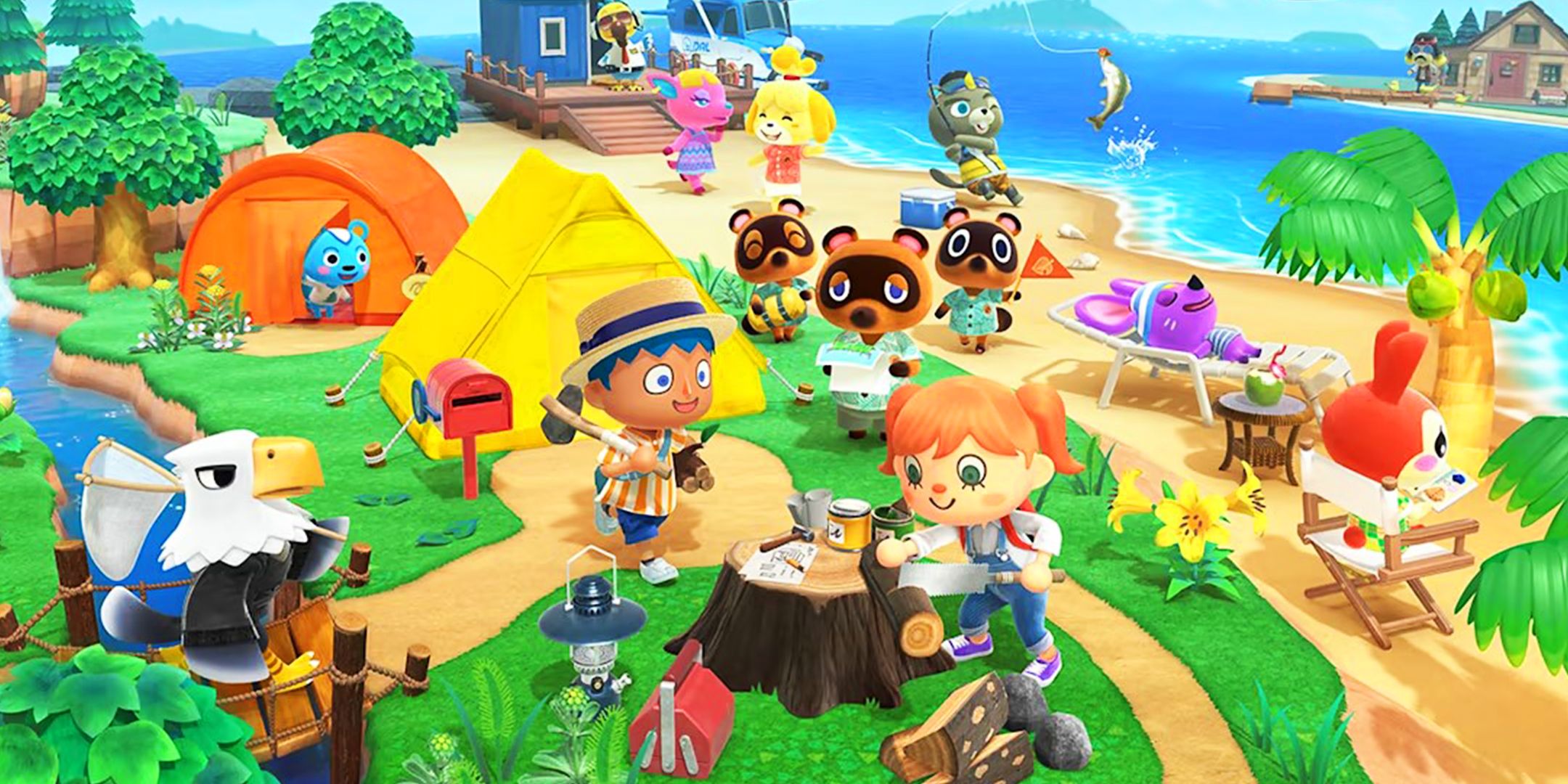 Cropped Animal Crossing New Horizons Poster