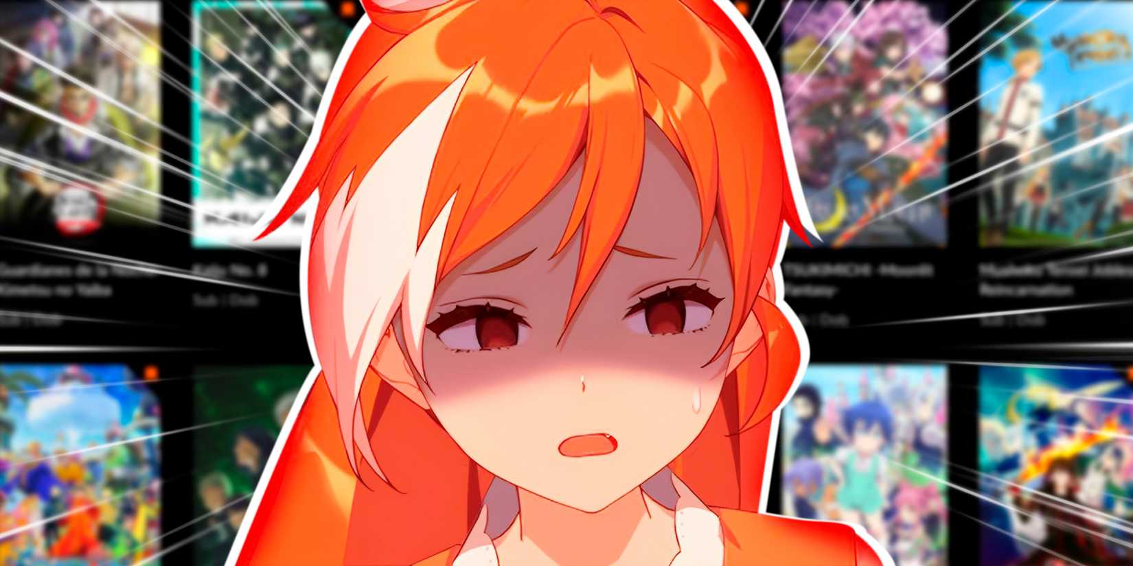 Crunchyroll HIme looking worried