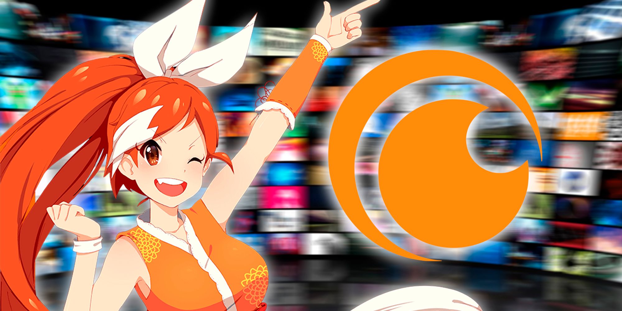 Logo Crunchyroll e immagine di Hime