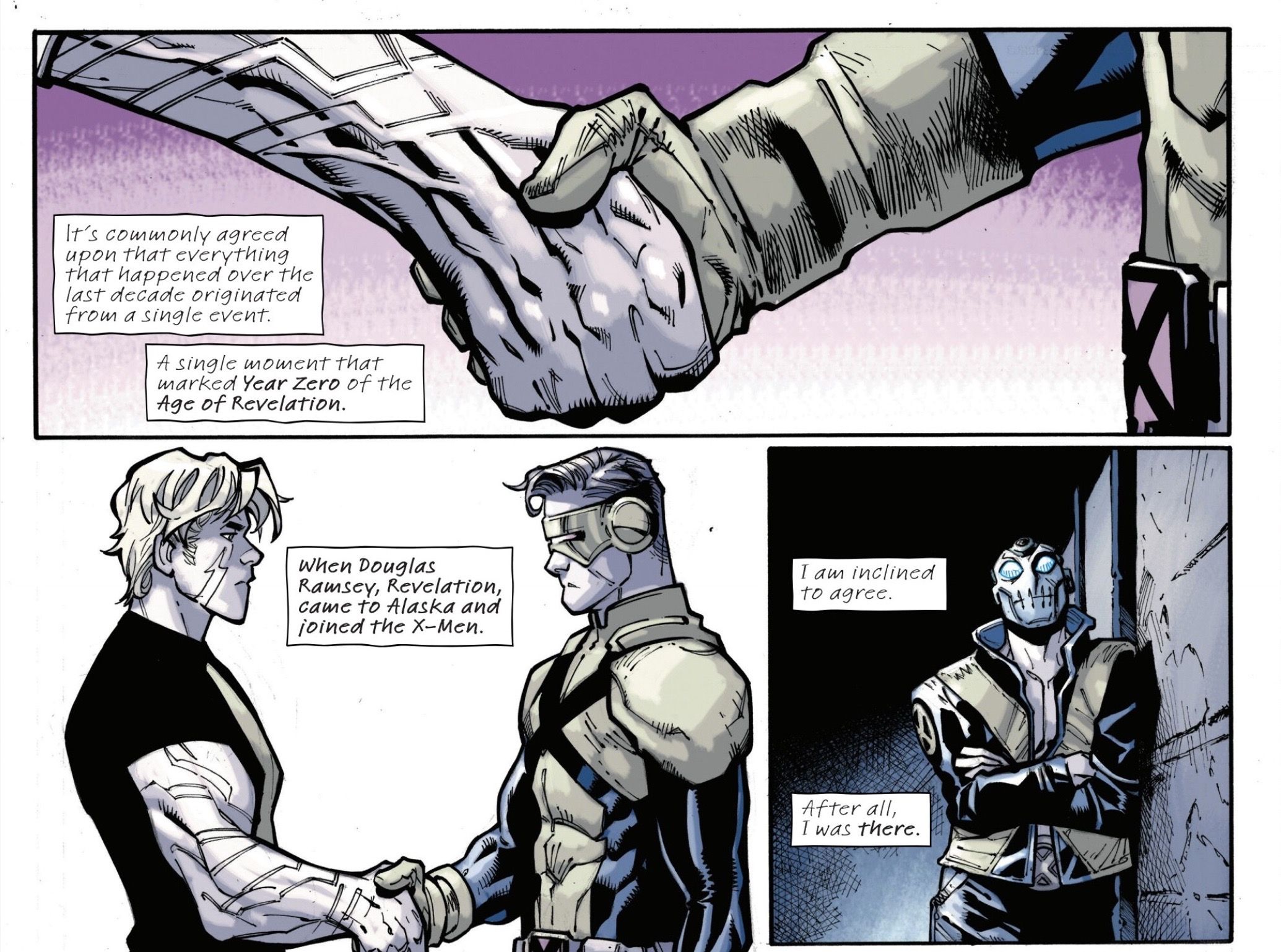 cyclops permette a revelation di entrare negli x-men