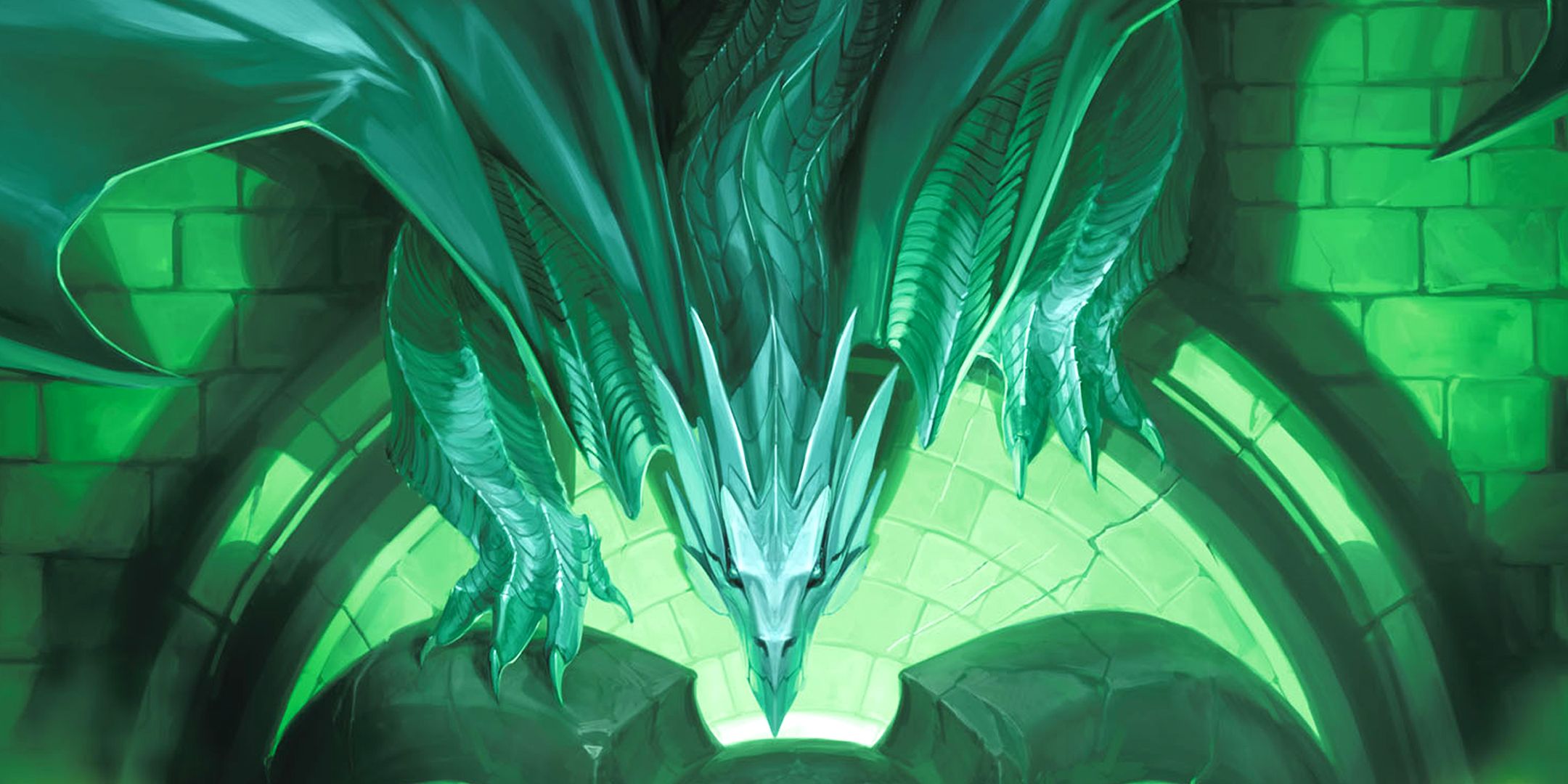 D&D Green Dragon art from Dragon Delves