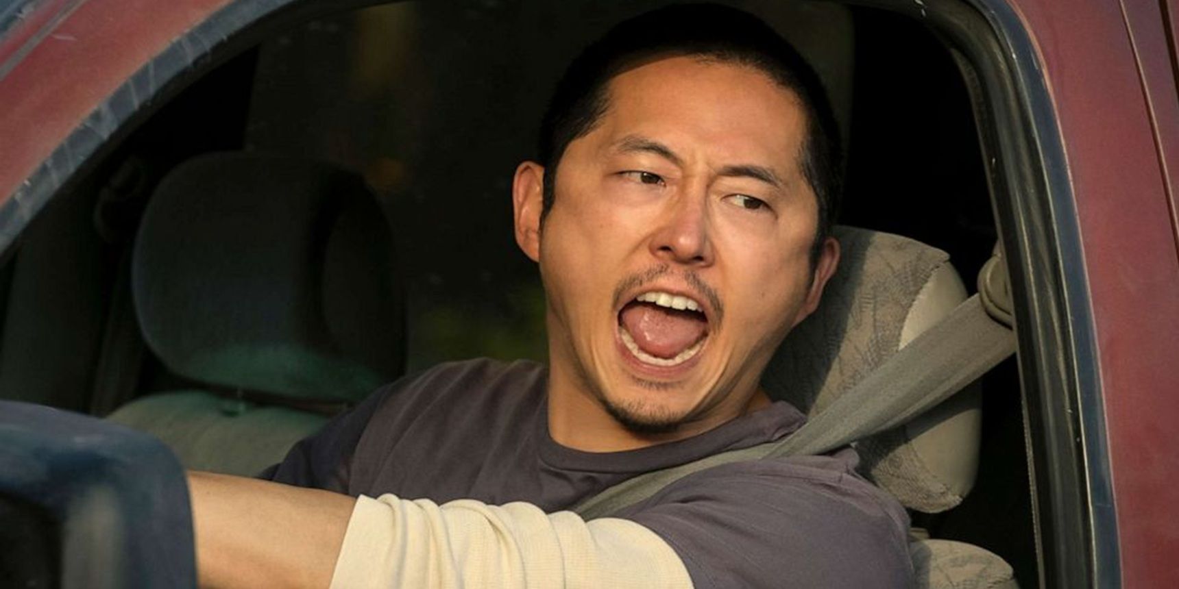 Danny che urla dalla sua auto in Beef