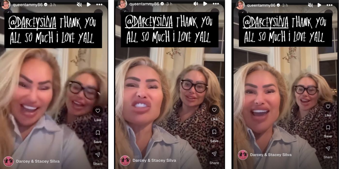 Darcey and Stacey Silva with Tammy Slaton on her Instagram Stories