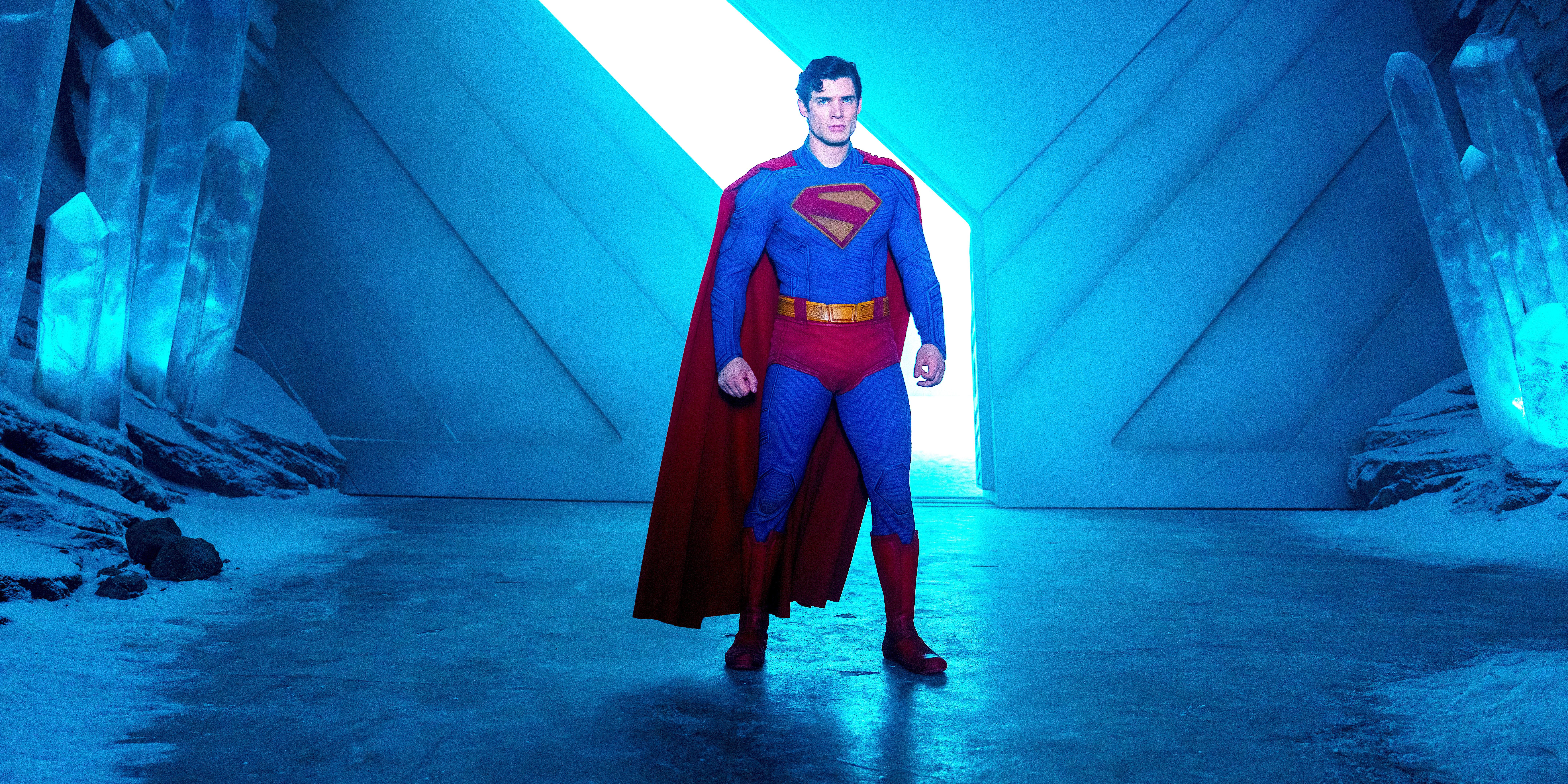 David Corenswet as Superman in Superman movie