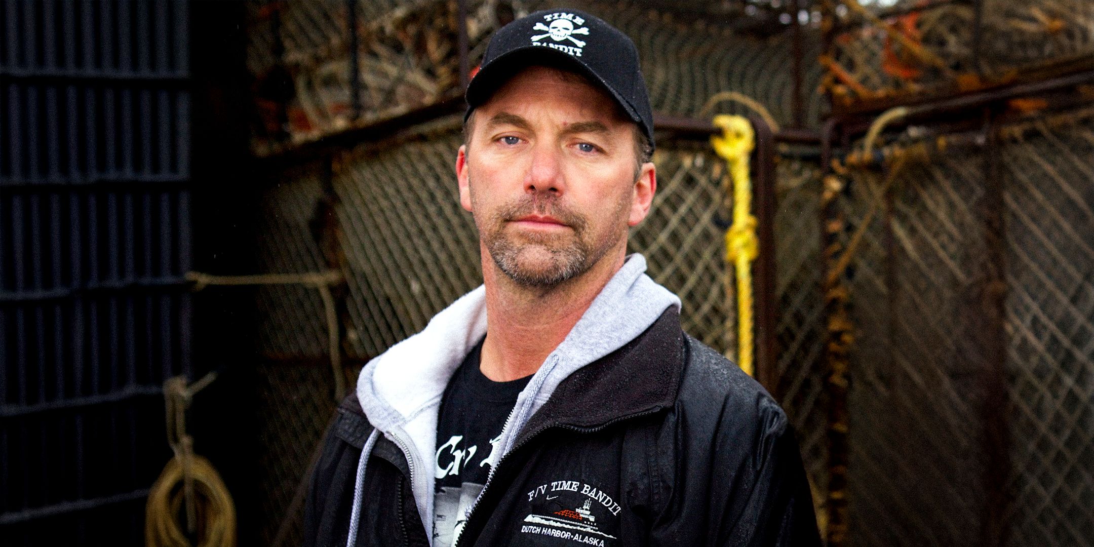 Deadliest Catch Andy Hillstrand in close up promo pic not smiling