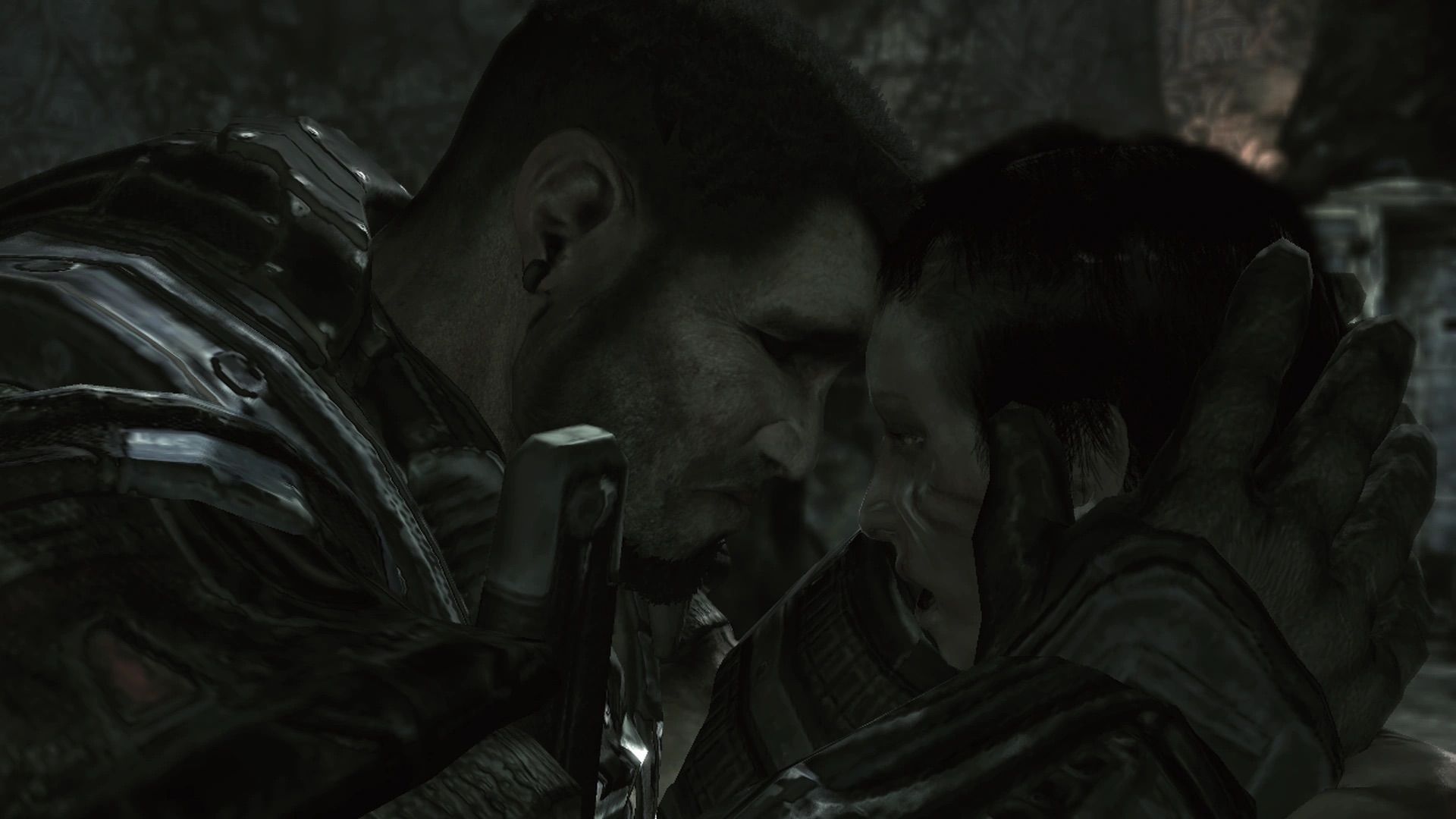 Dom and Maria in Gears of War 2.