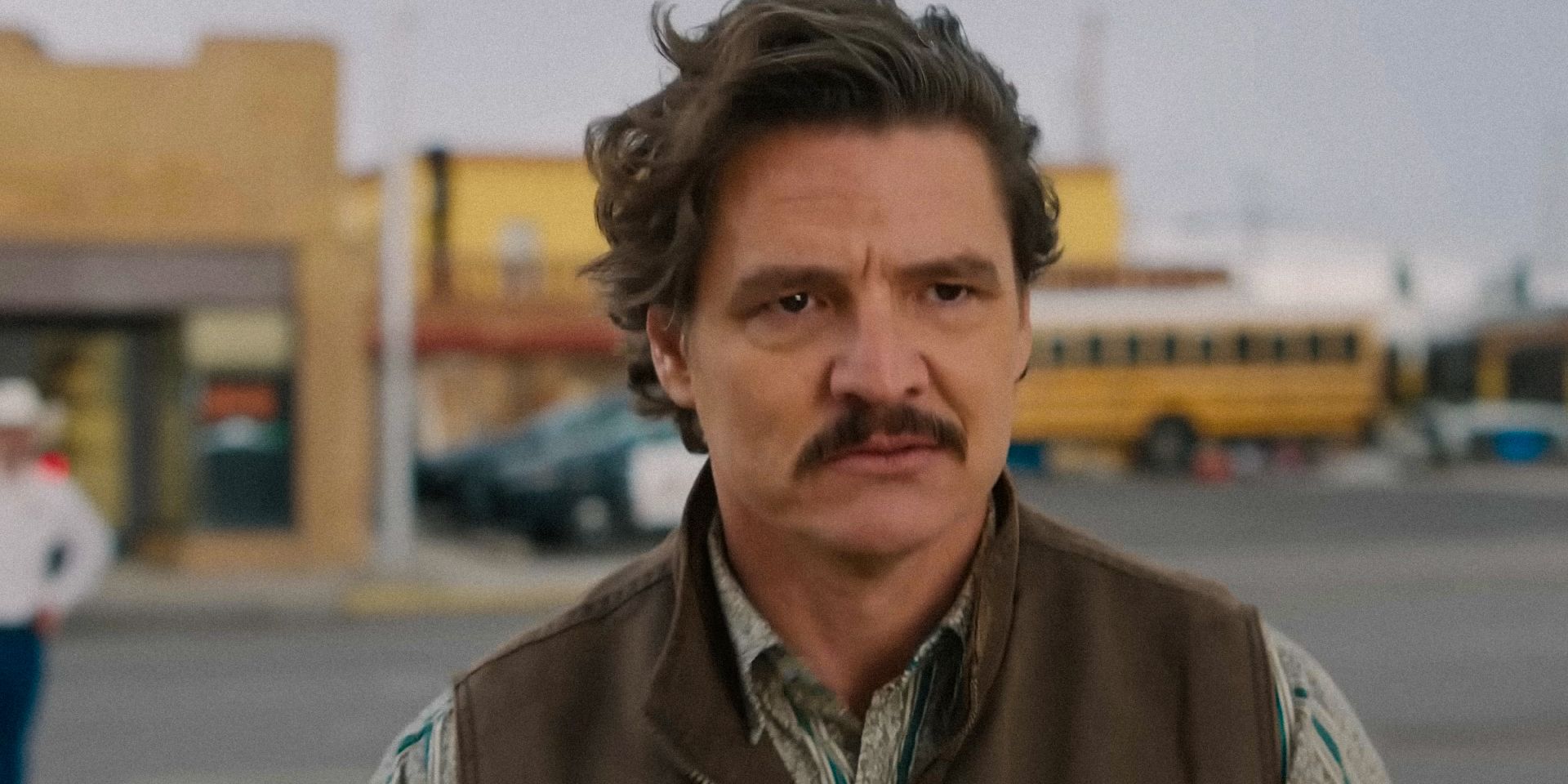 Ted Garcia (Pedro Pascal) looking upset in Eddington