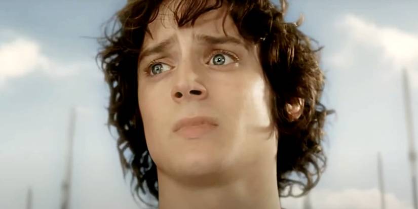 Elijah Wood as Frodo just wanting to go home in Lord of the Rings