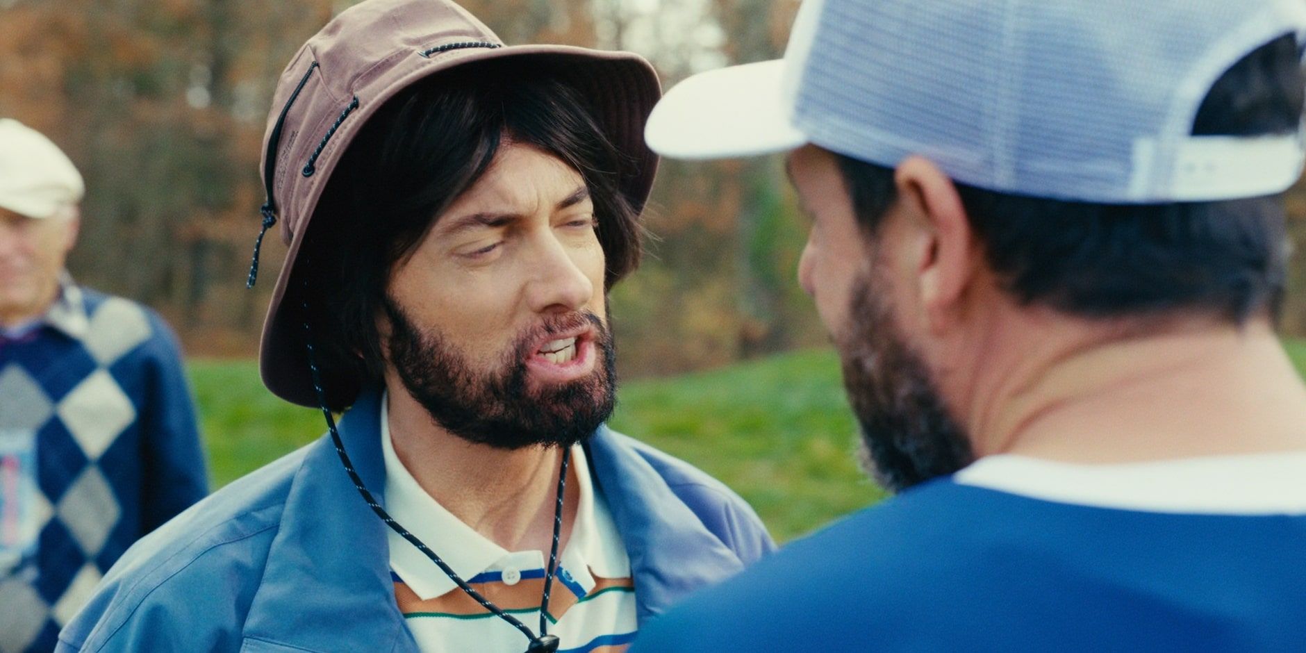 Eminem looking upset in Happy Gilmore 2