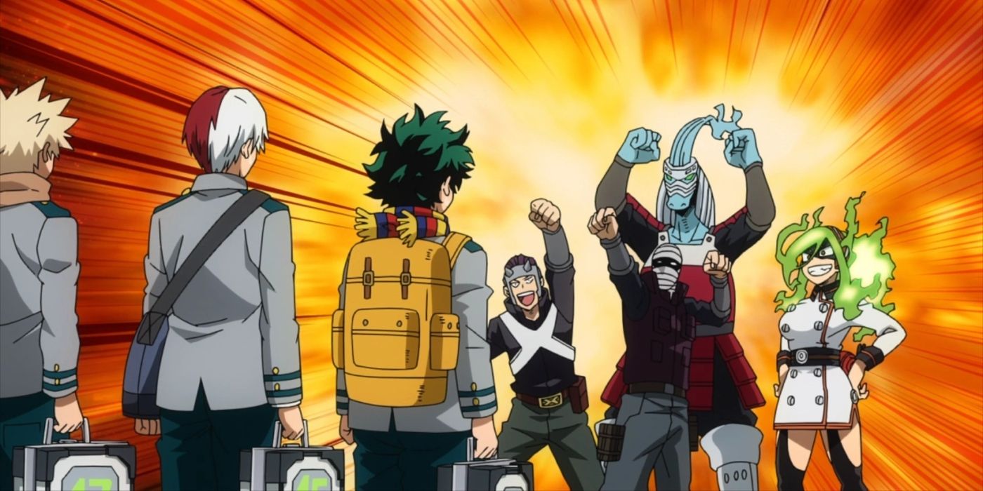 Sidekicks Endeavour menyapa Deku dan teman -temannya.