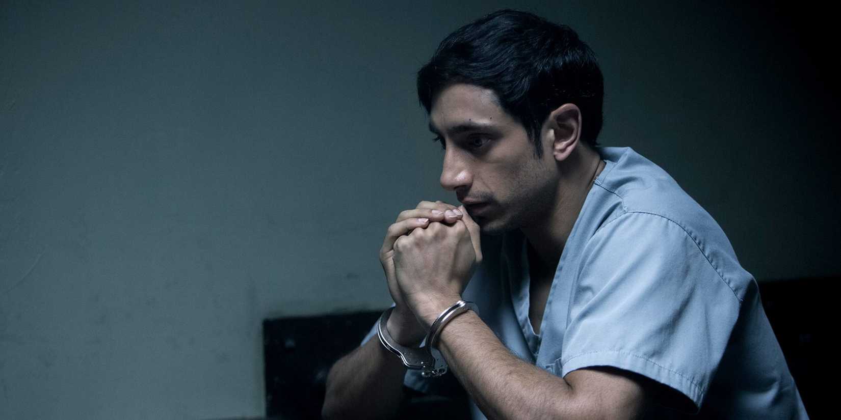 Naz looking worried in The Night Of