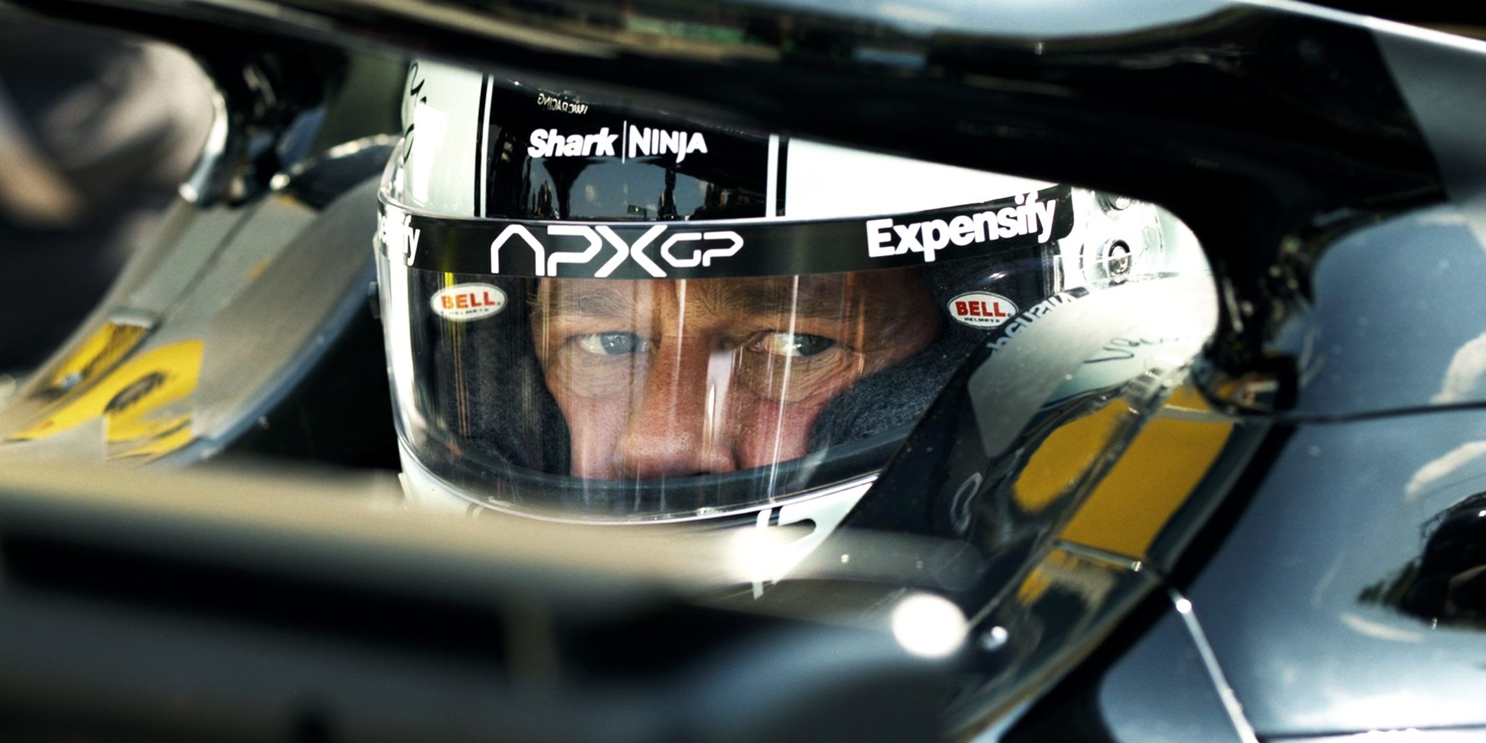 Brad Pitt racing in F1: The Movie