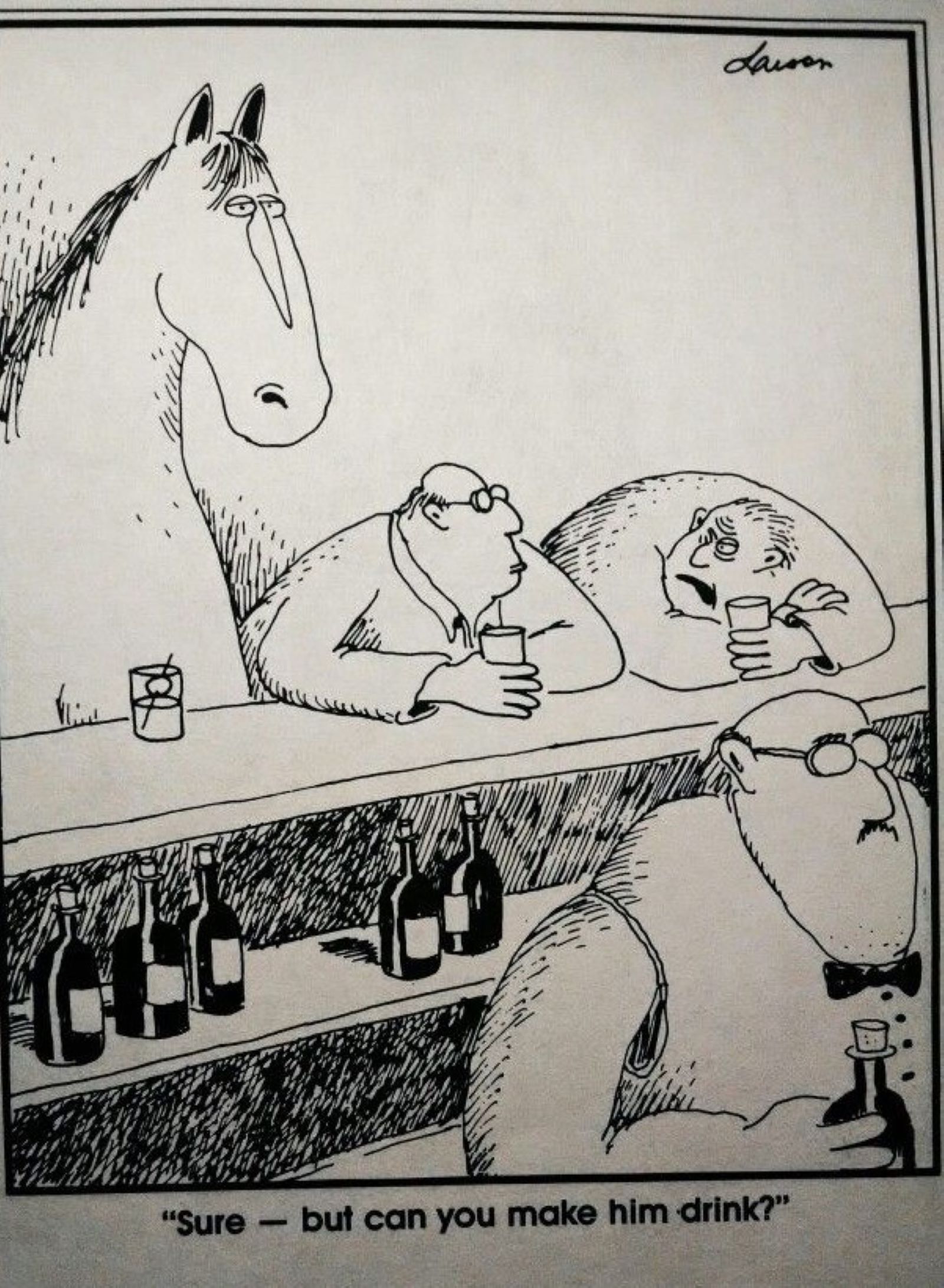 Far side comic horse 5