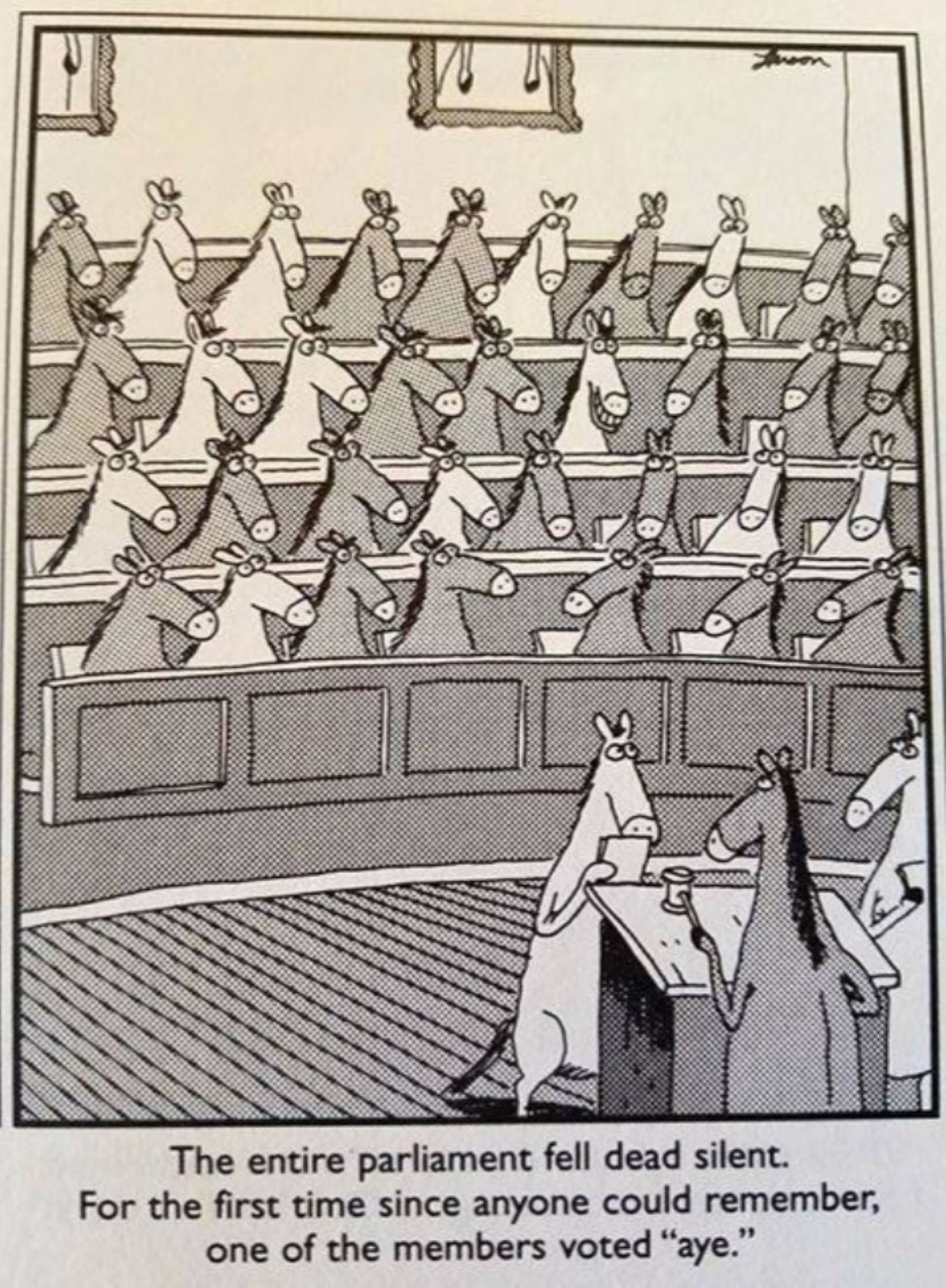 Far Side Comic horse 6
