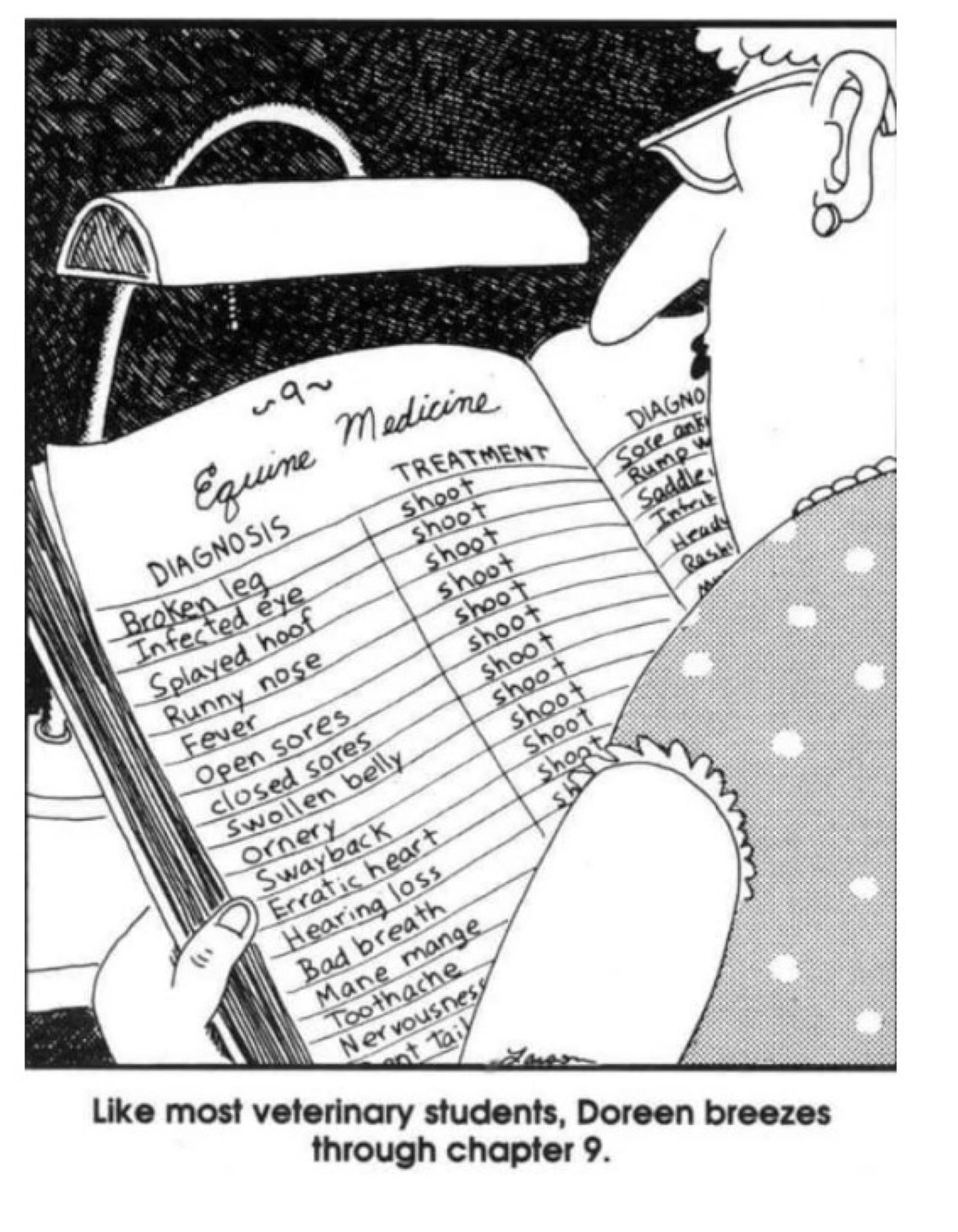 Far Side Comic Horse 8