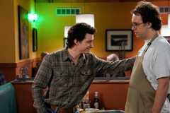 Montana Jordan as Georgie Cooper and Dougie Baldwin as Connor McAllister in Georgie & Mandy's First Marriage