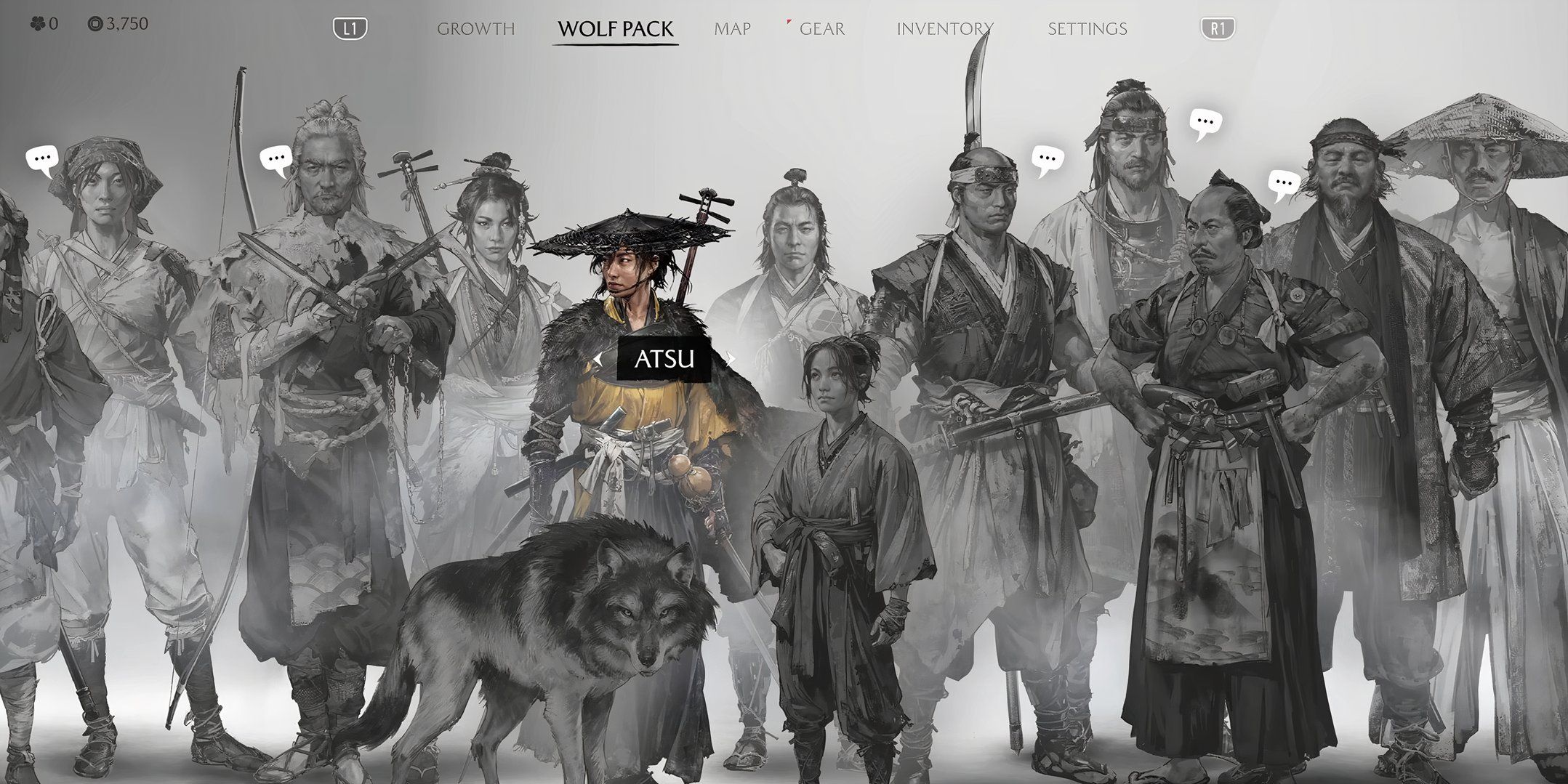 Ghost of Yotei Wolfpack