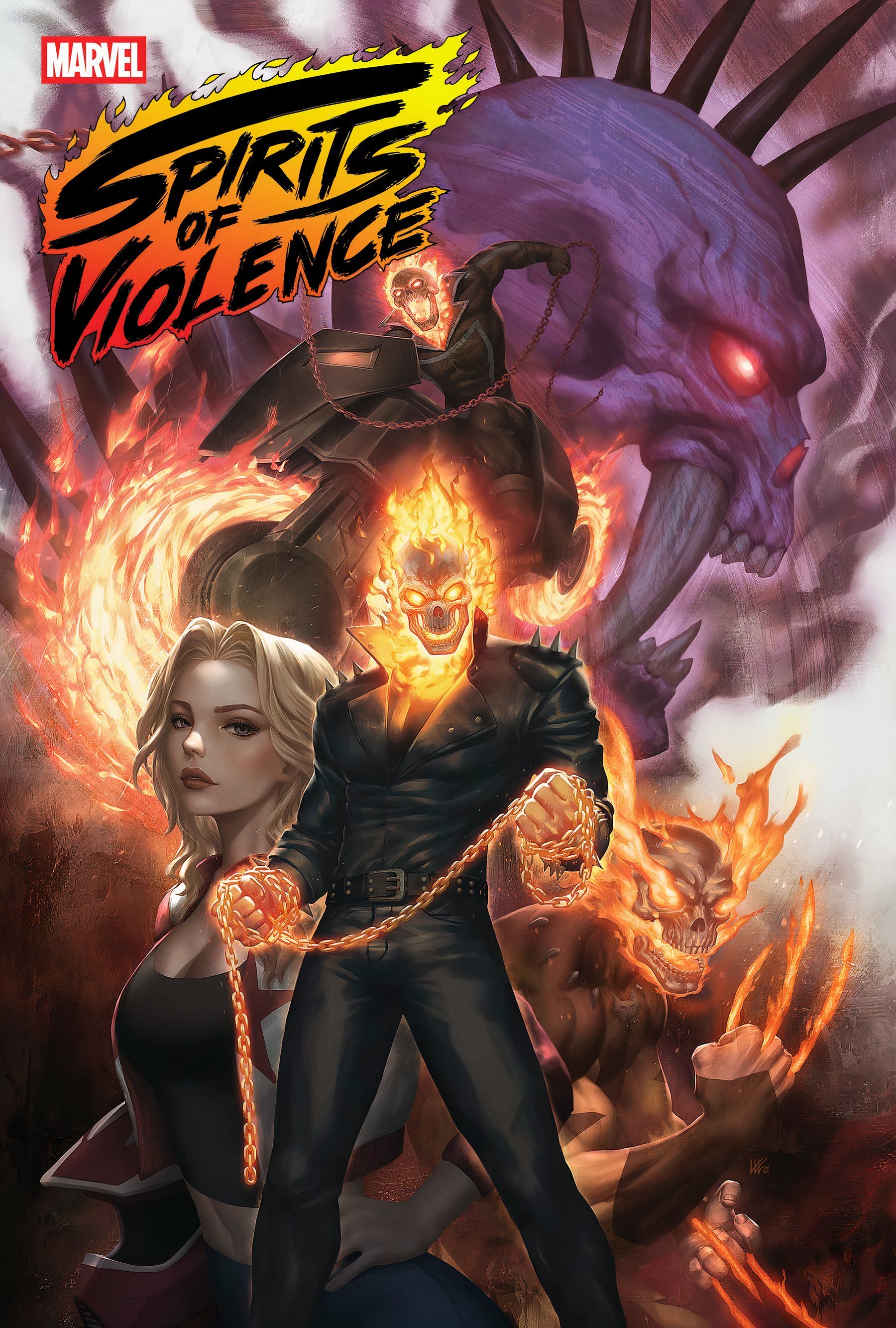 All of Marvel's Ghost Rider Hosts Unite This Halloween For One Bloody Ride