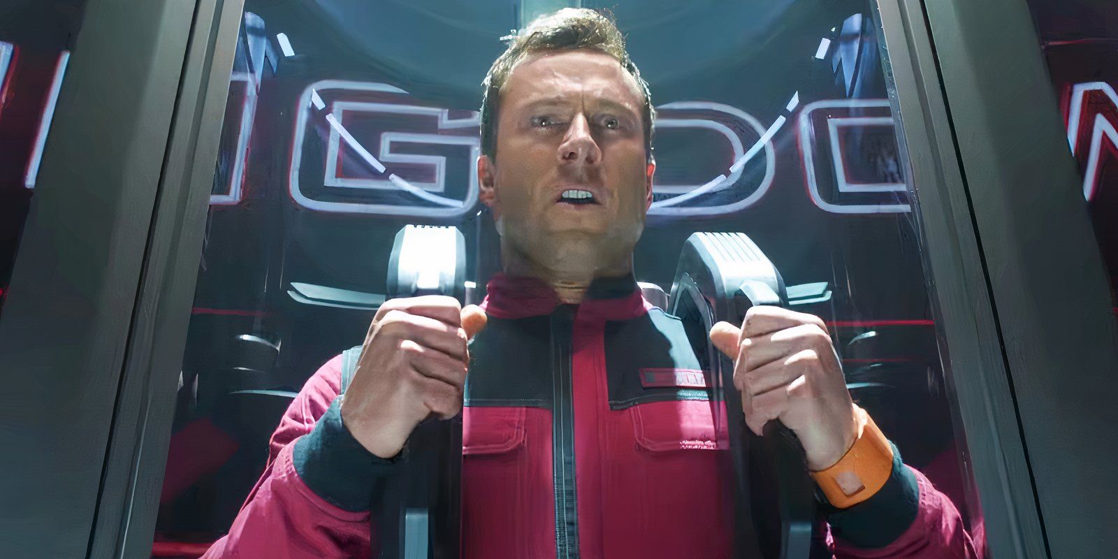 Glen Powell is holding onto to his seat in The Running Man