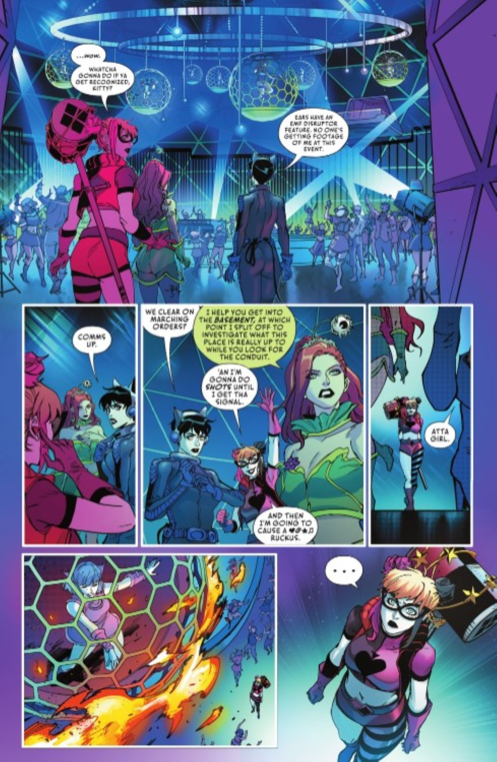 gotham-city-sirens-out-of-orbi-3 33 anos depois, a Harley Quinn libera um logotipo atualizado para combinar com sua fantasia mais selvagem até o momento