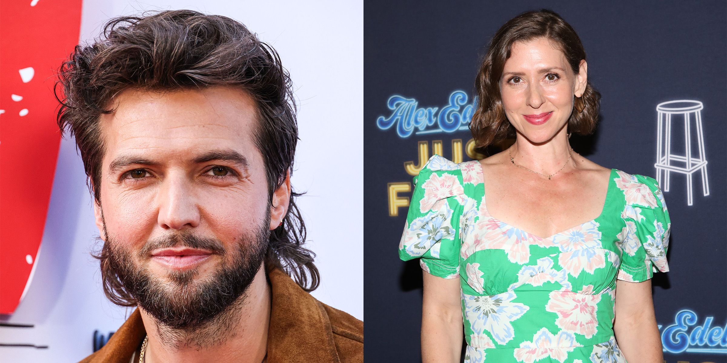 Guy Burnet and Miriam Silverman