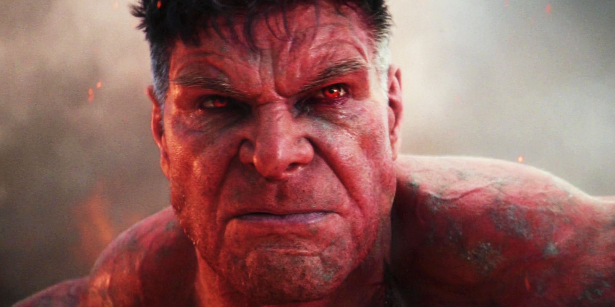 Harrison Ford looking angry as Red Hulk Captain America Brave New World