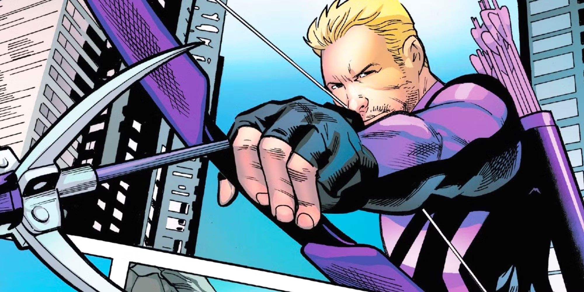 hawkeye with his bow