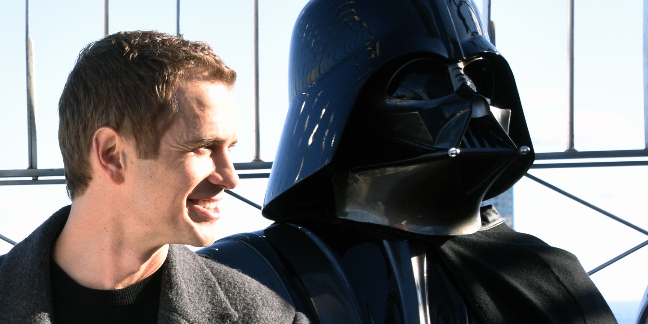 Hayden Christensen and Darth Vader