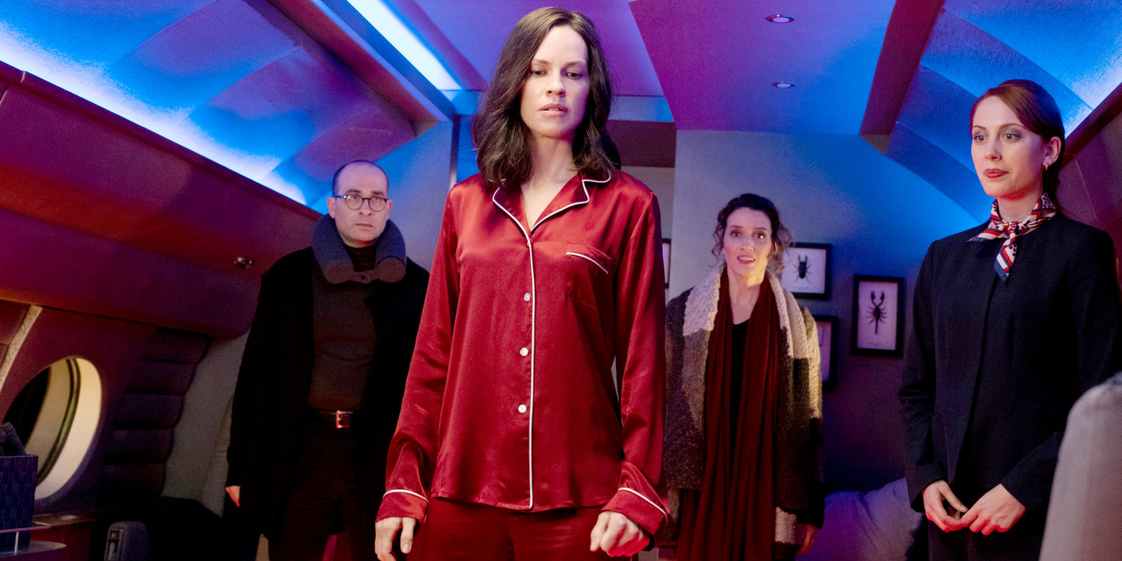 Hilary Swank as Athena in The Hunt