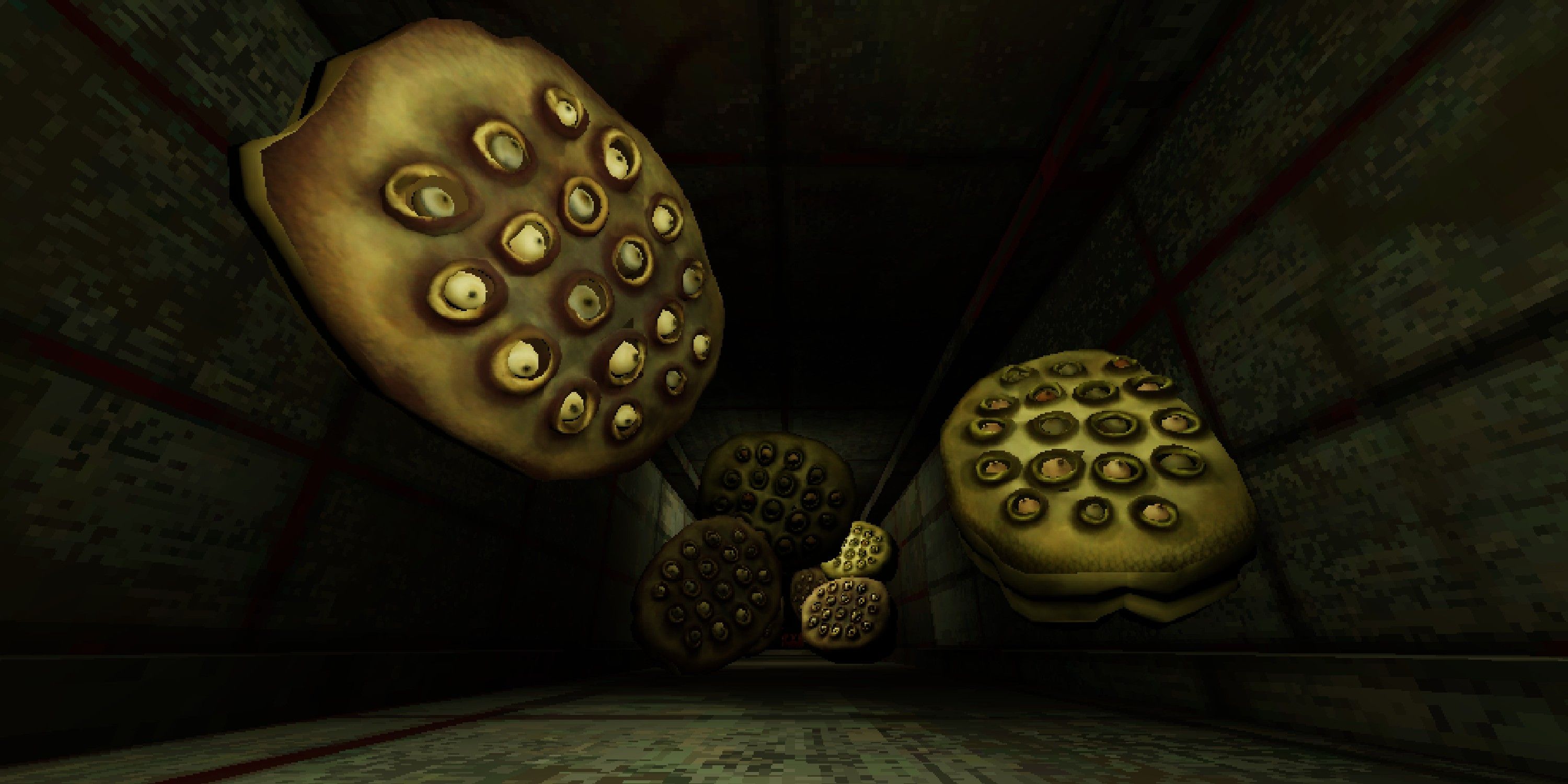 10 FREE Steam Demos To Help You Find Your Next Cozy Obsession How Fish is made hallway with eyes staring at the player