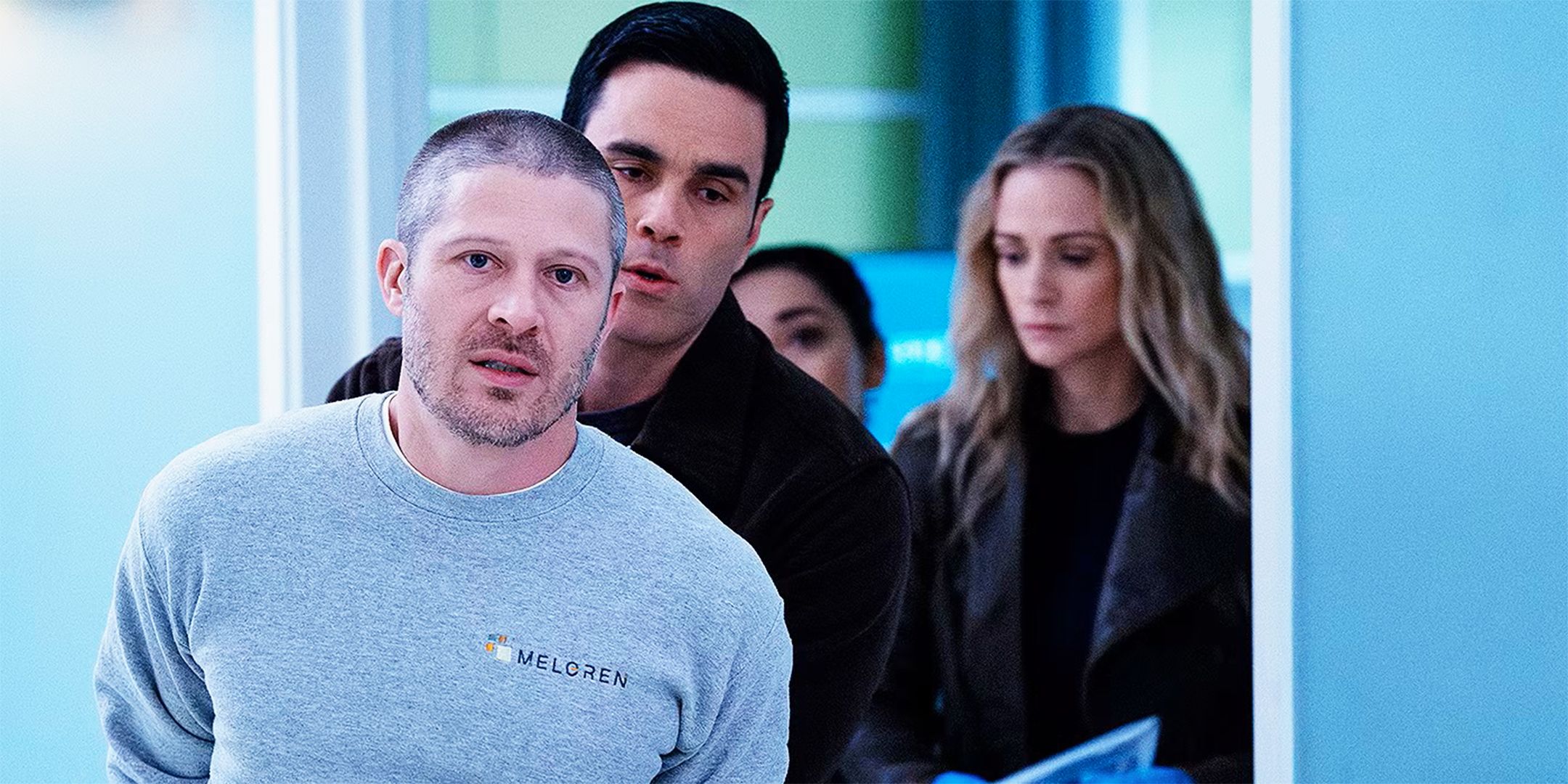 Elias Voit, Tyler Green, and JJ Jareau in Criminal Minds: Evolution season 3.