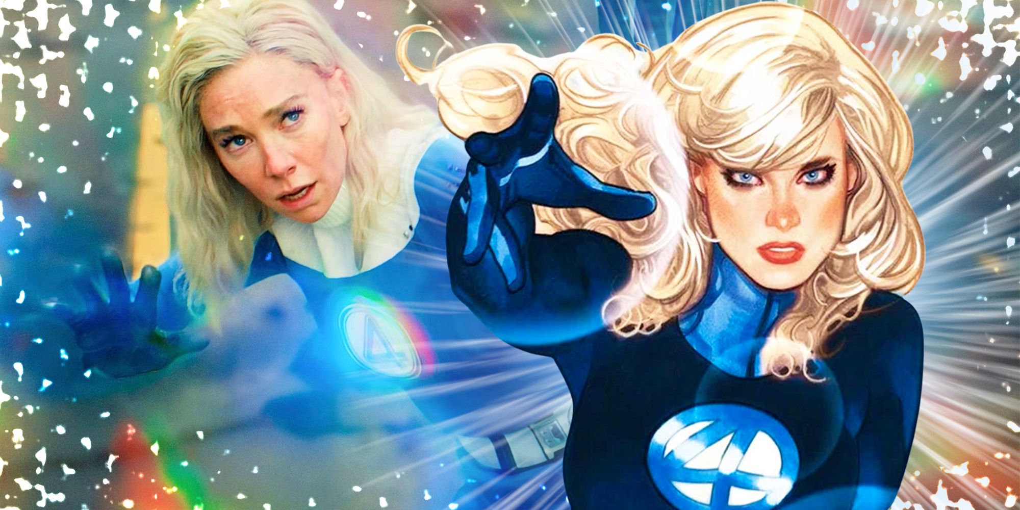 Invisible Woman from First steps and comics