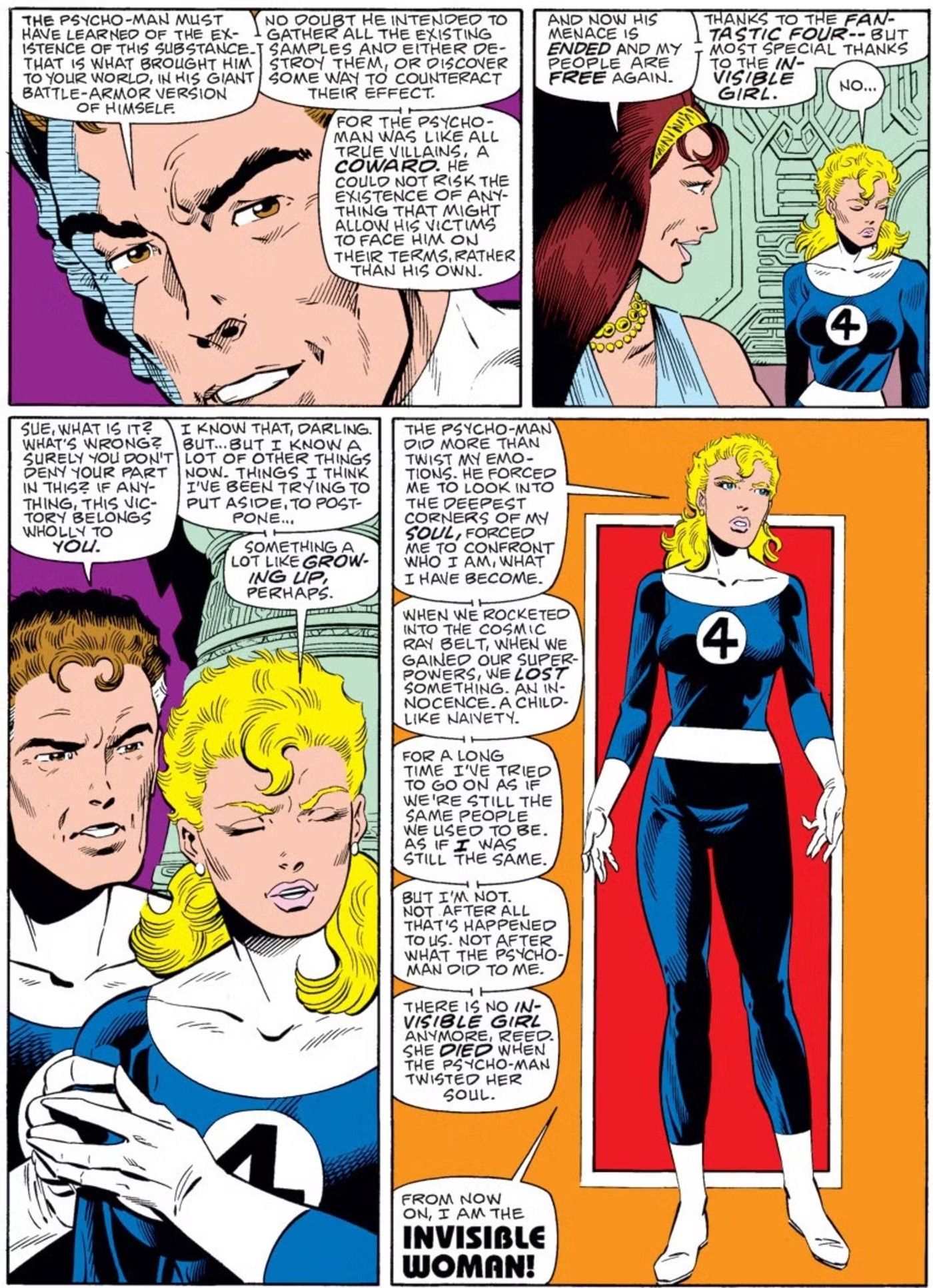 invisible-woman-officially-takes-her-codename-in-marvel-lore-fantastic-four Os primeiros passos revelam uma grande mudança para os poderes da mulher invisível no MCU