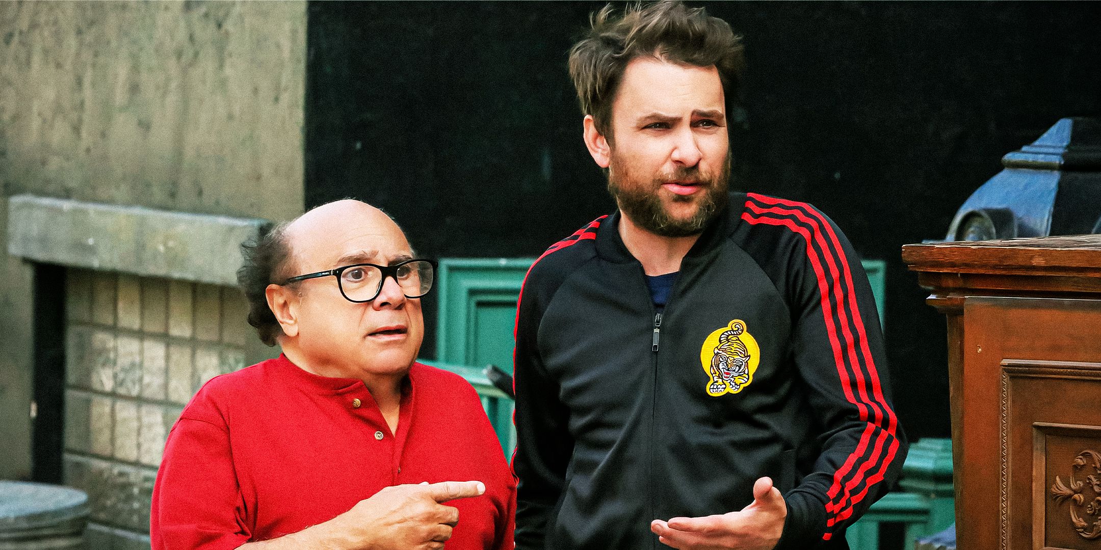 Frank and Charlie in It's Always Sunny