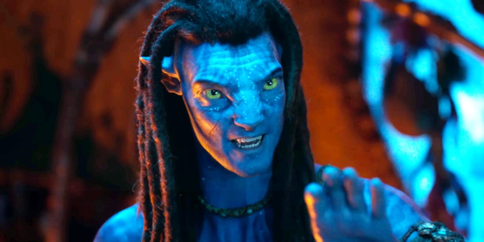 Jake Sully is talking to someone in Avatar Fire and Ash
