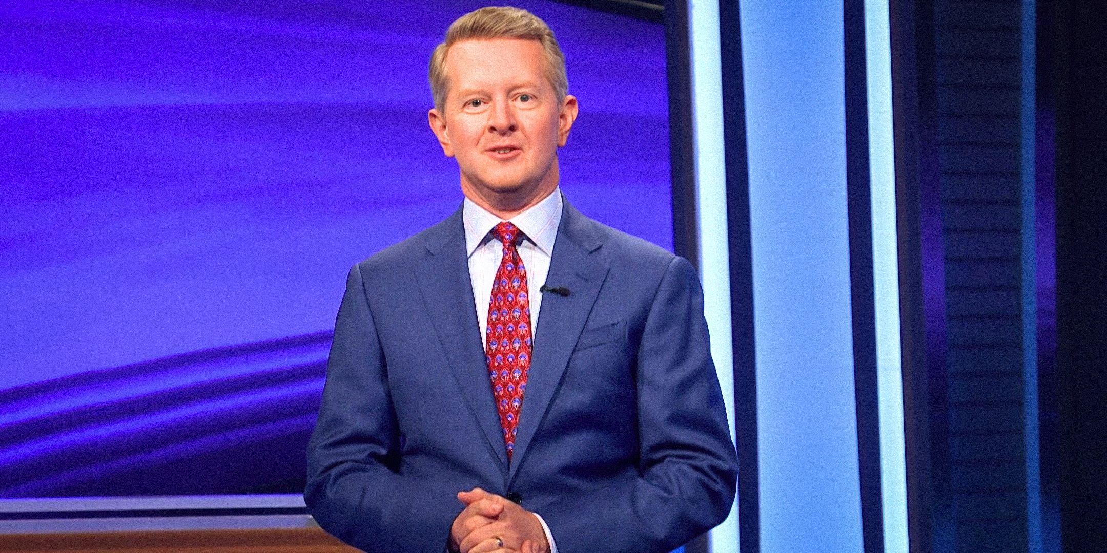 Jeopardy!'s Ken Jennings with a slight smile