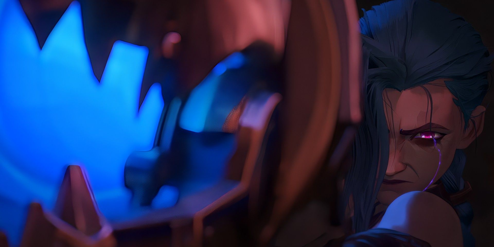 Jinx Shooting The Shark Gun In Arcane Season 1 Finale