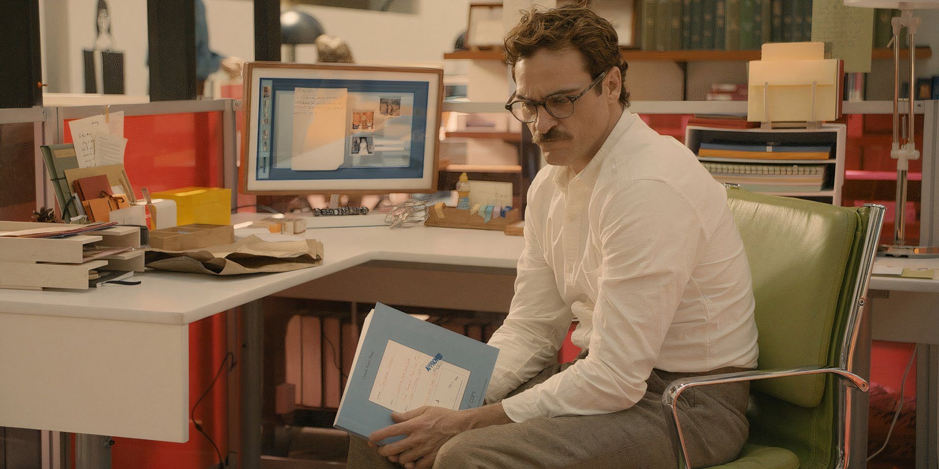 Joaquin Phoenix as Theodore in Her