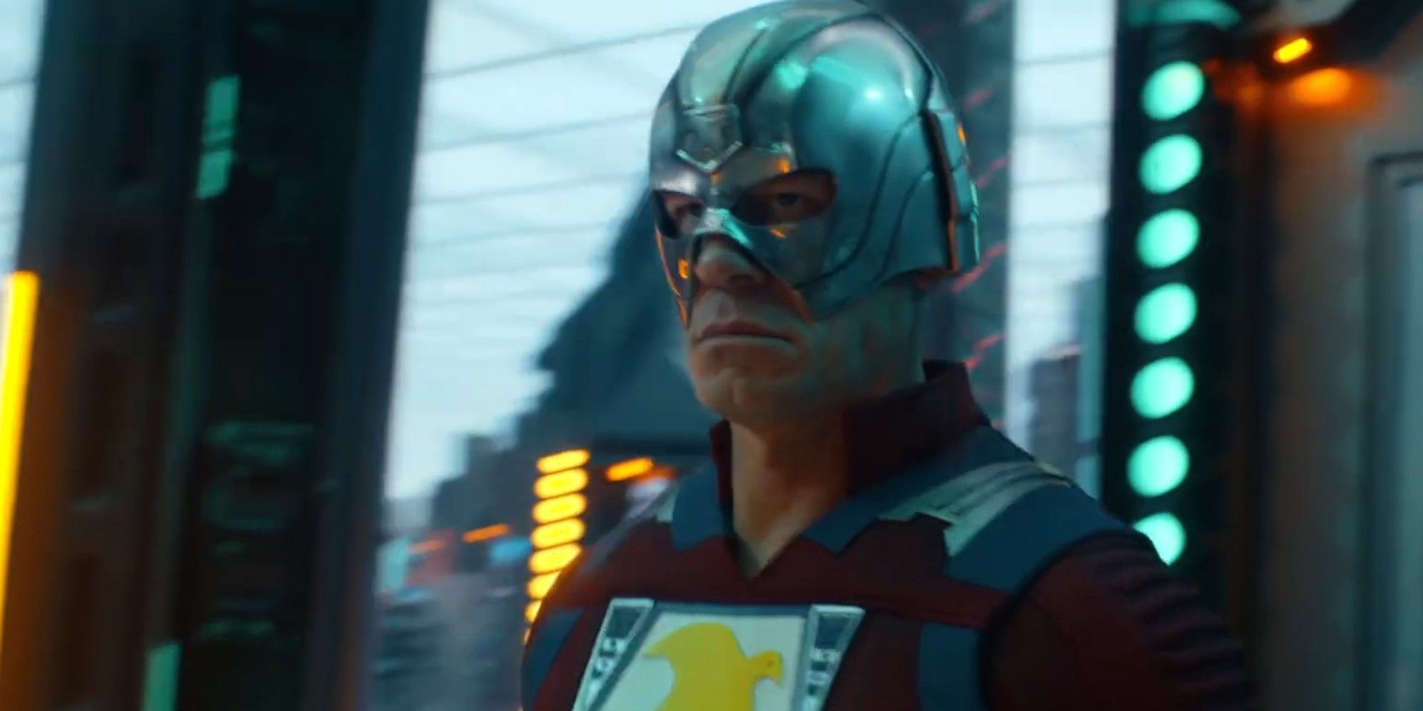 John Cena in a new superhero costume in Peacemaker season 2