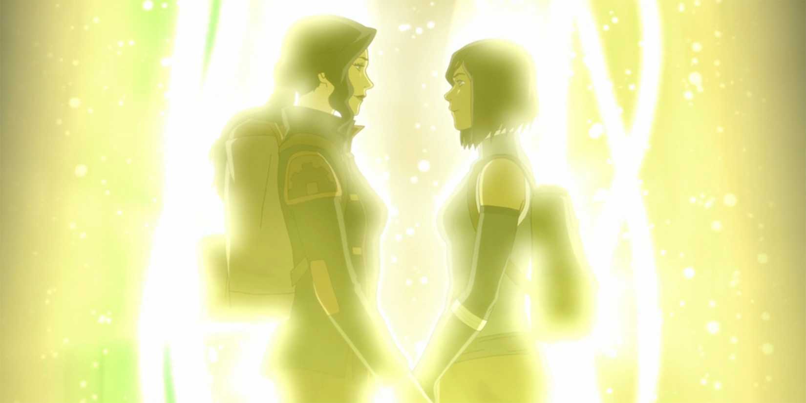 Korra and Asami go to the spirit world