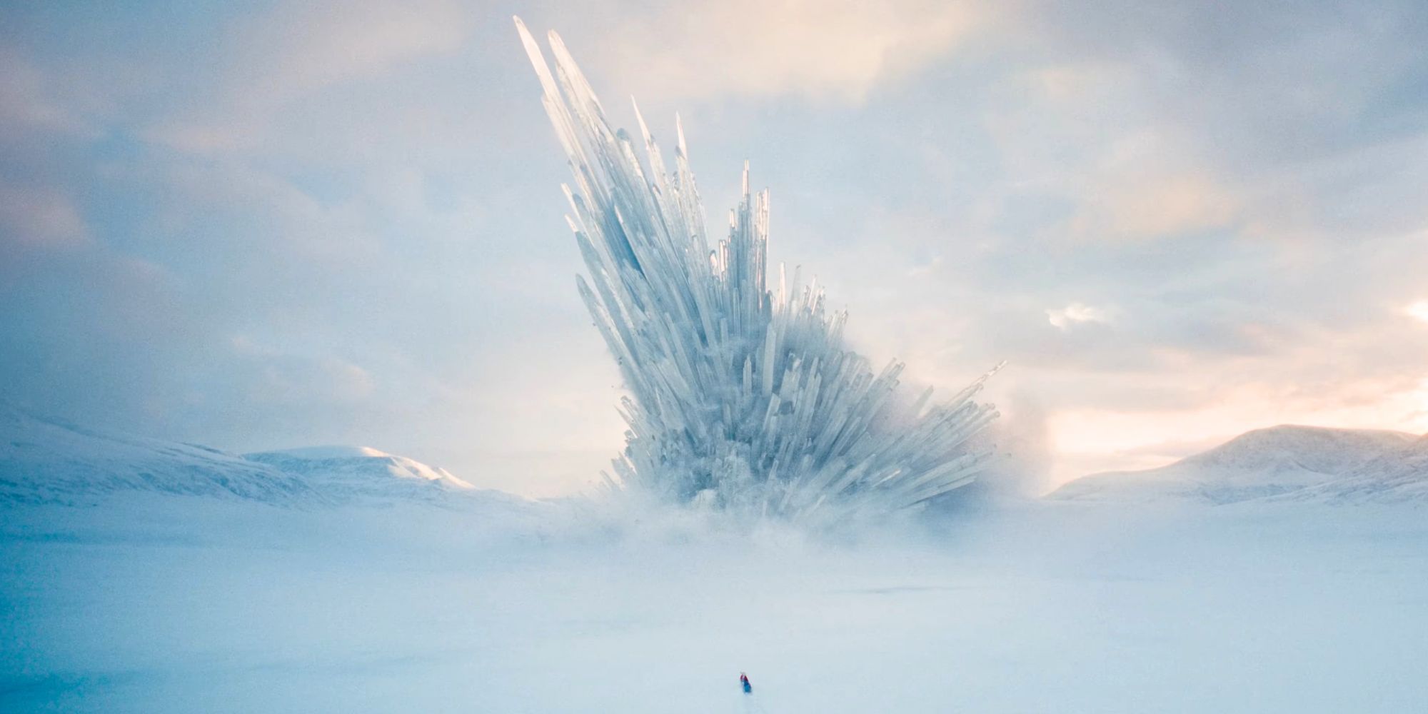 Krypto dragging Superman to the Fortress of Solitude in Superman (2025)