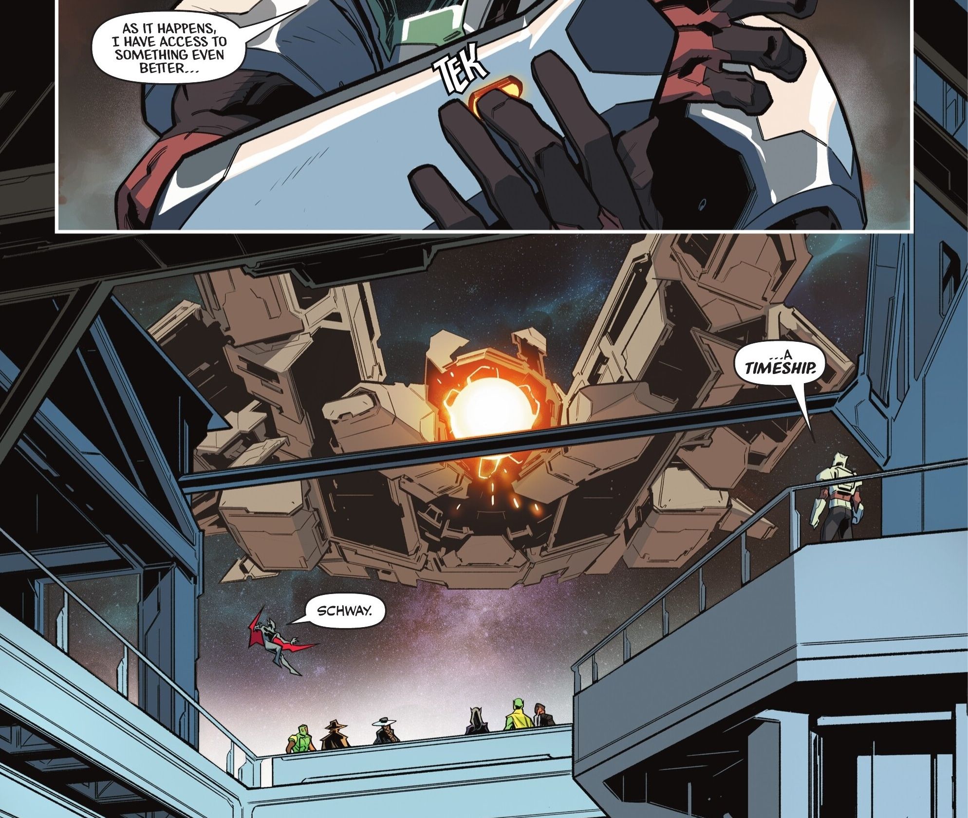 Legends of Tomorrow Waverider in Justice League Dark Tomorrow Comic