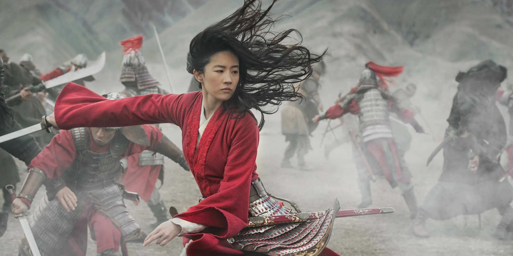 Liu Yifei in and as Mulan