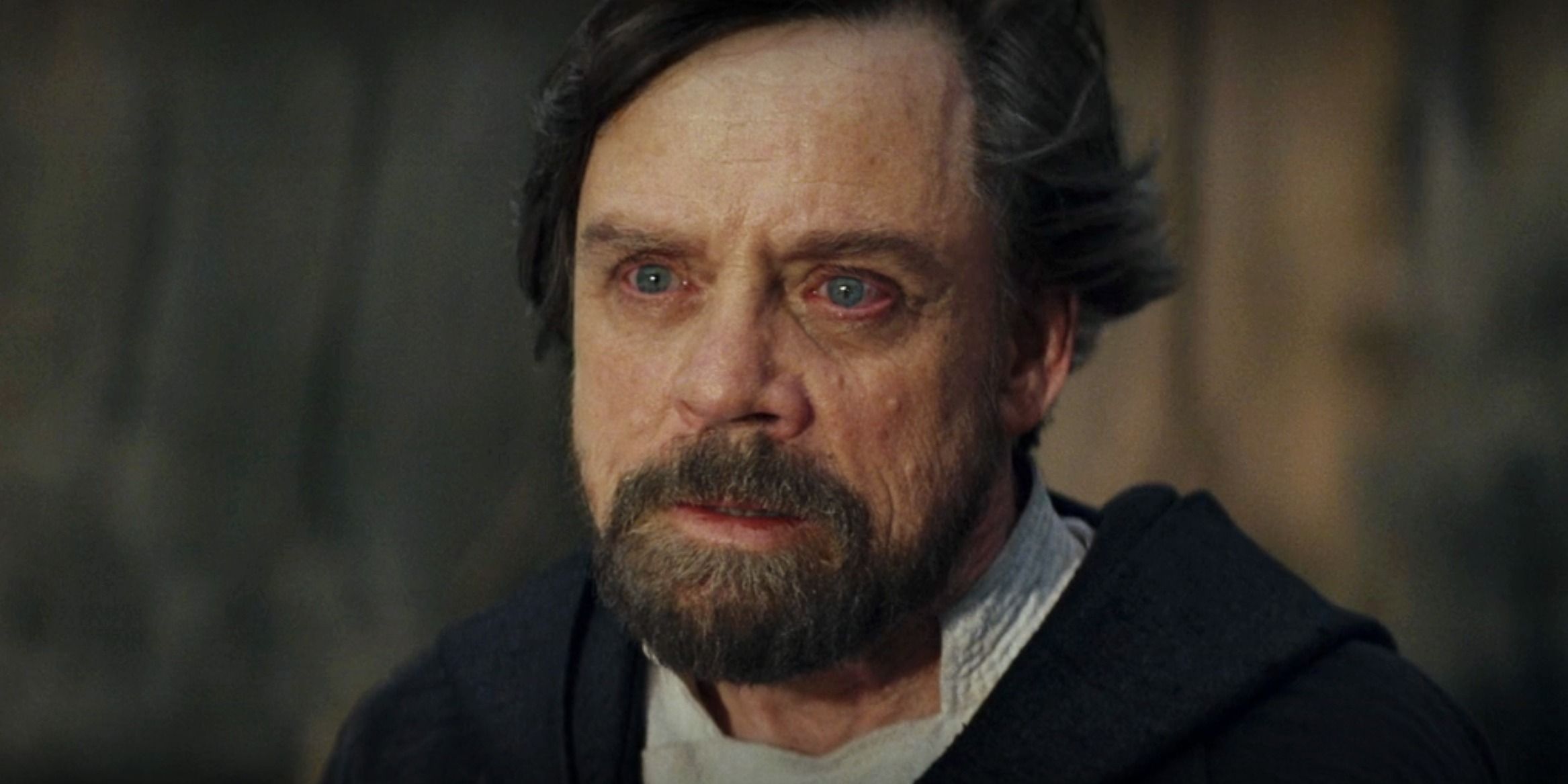Luke Skywalker at the end of The Last Jedi