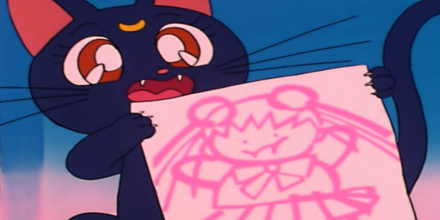 Luna Teasing Usagi's Weight