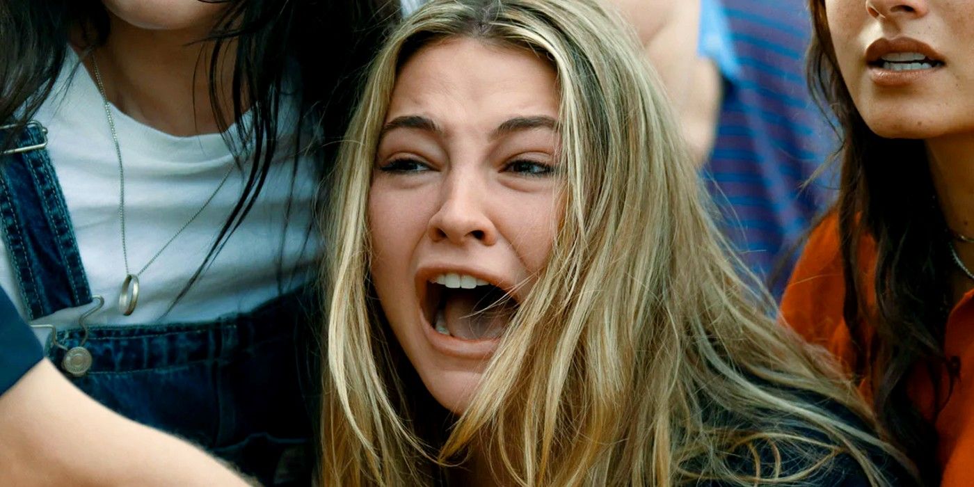 Madelyn Cline screaming in I Know What You Did Last Summer 2025