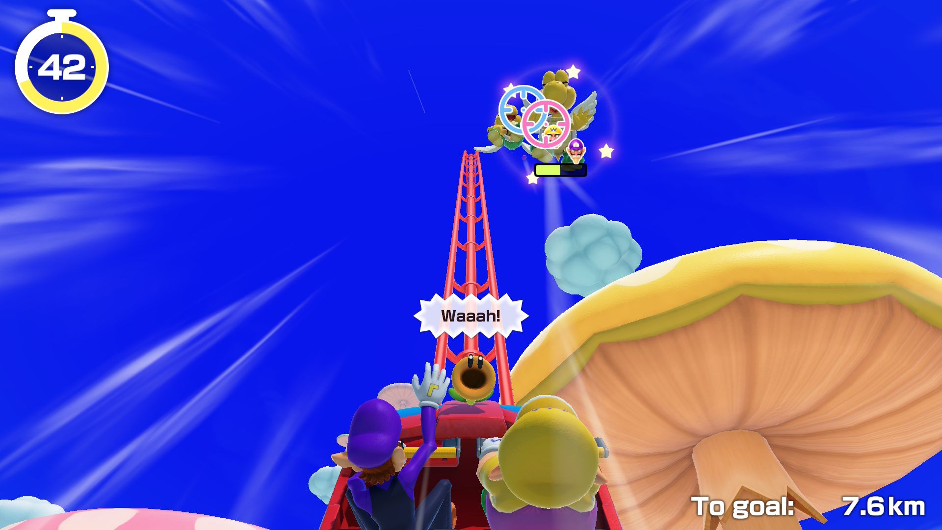 Mario party level langit